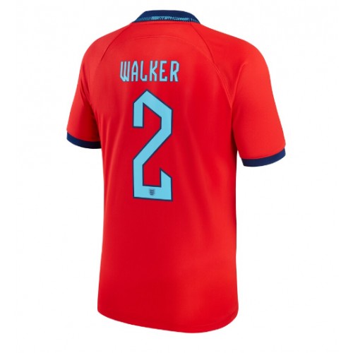 England Kyle Walker #2 Replika Udebanetrøje VM 2022 Kortærmet